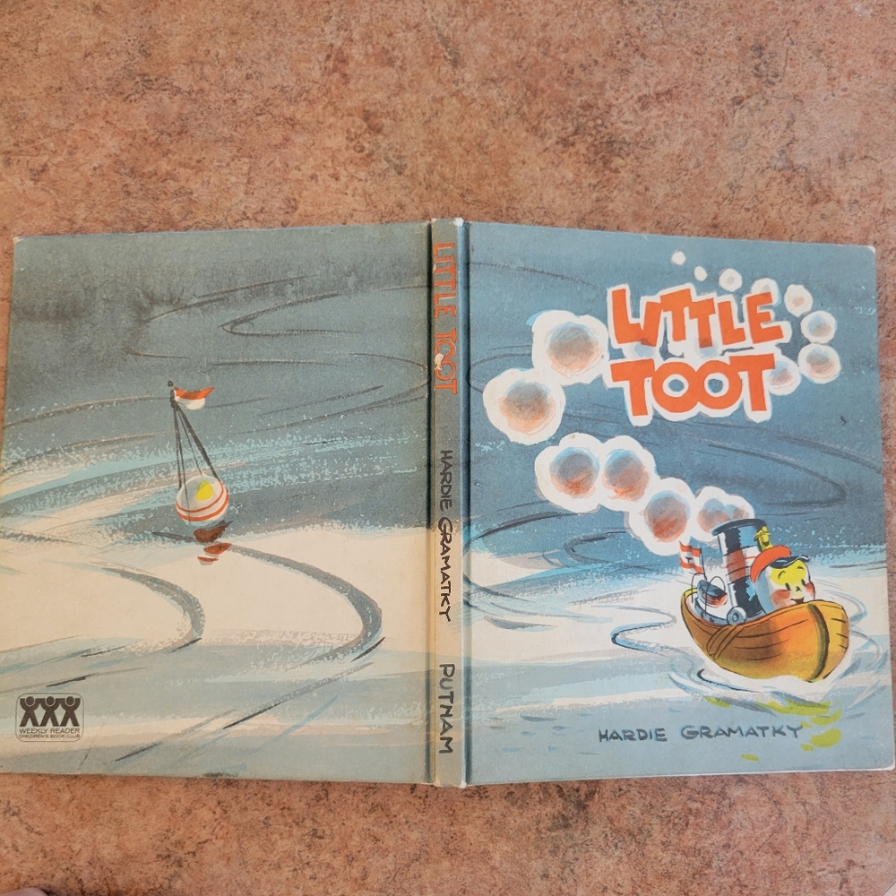 Vintage Little Toot Hard Cover Book ~ 1939 1st edition ~ by Hardie Gramatky - Picture 2 of 11